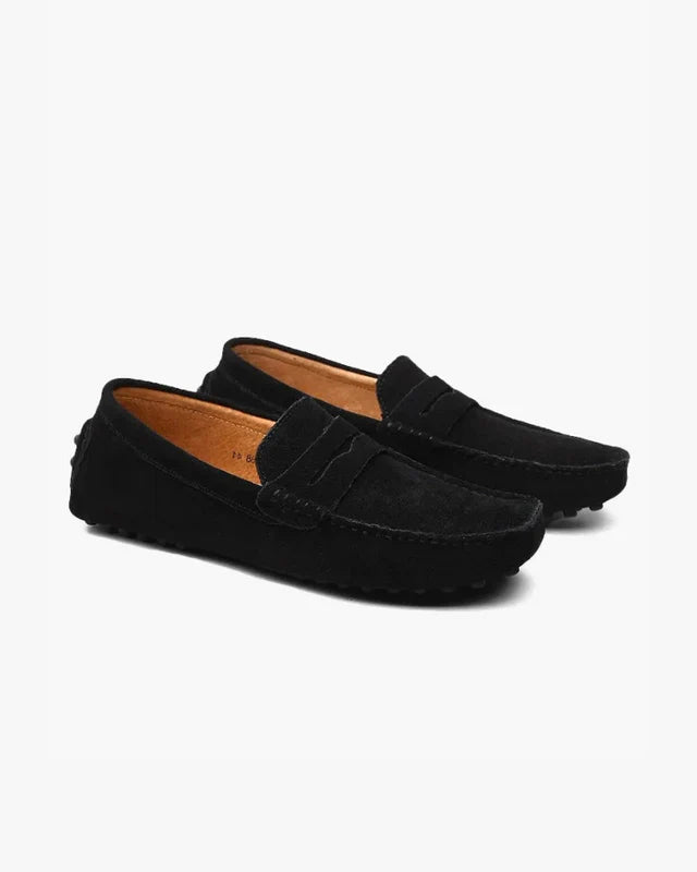 Old Money Suede Driver Loafers